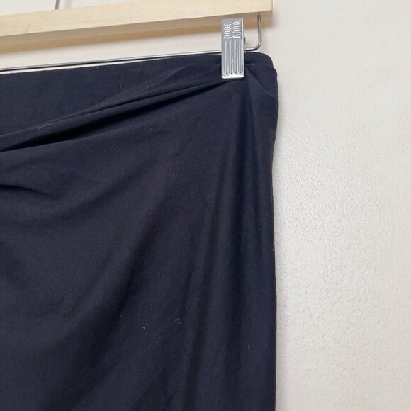 Aritzia Womens Medium The Group by Babaton Tie Front Bevington Skirt In Black - Picture 4 of 14